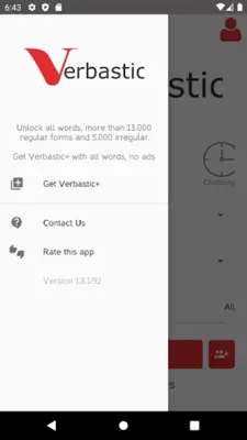 Verbastic android App screenshot 4